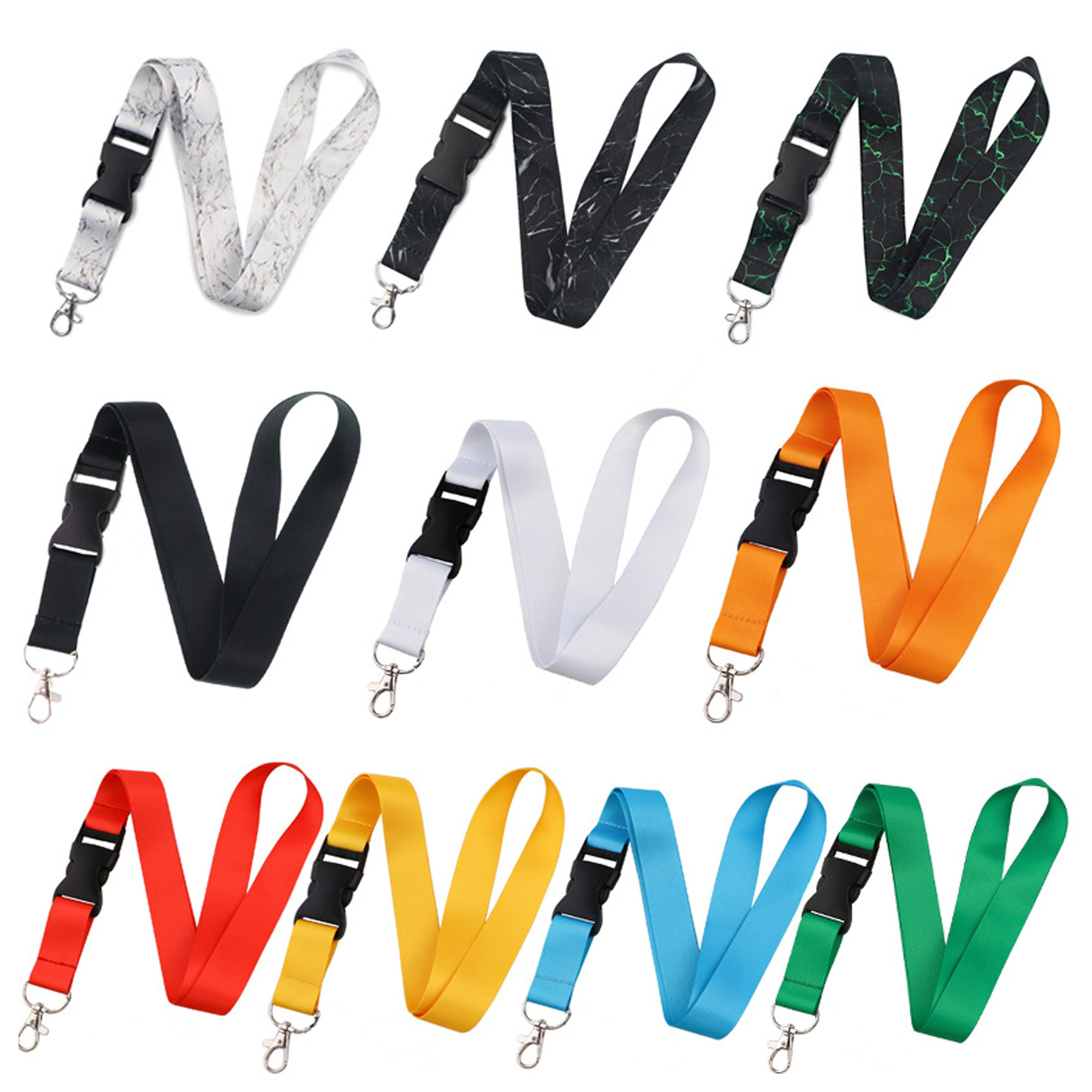 Polyester Lanyard with Safe Release Black Buckle 2