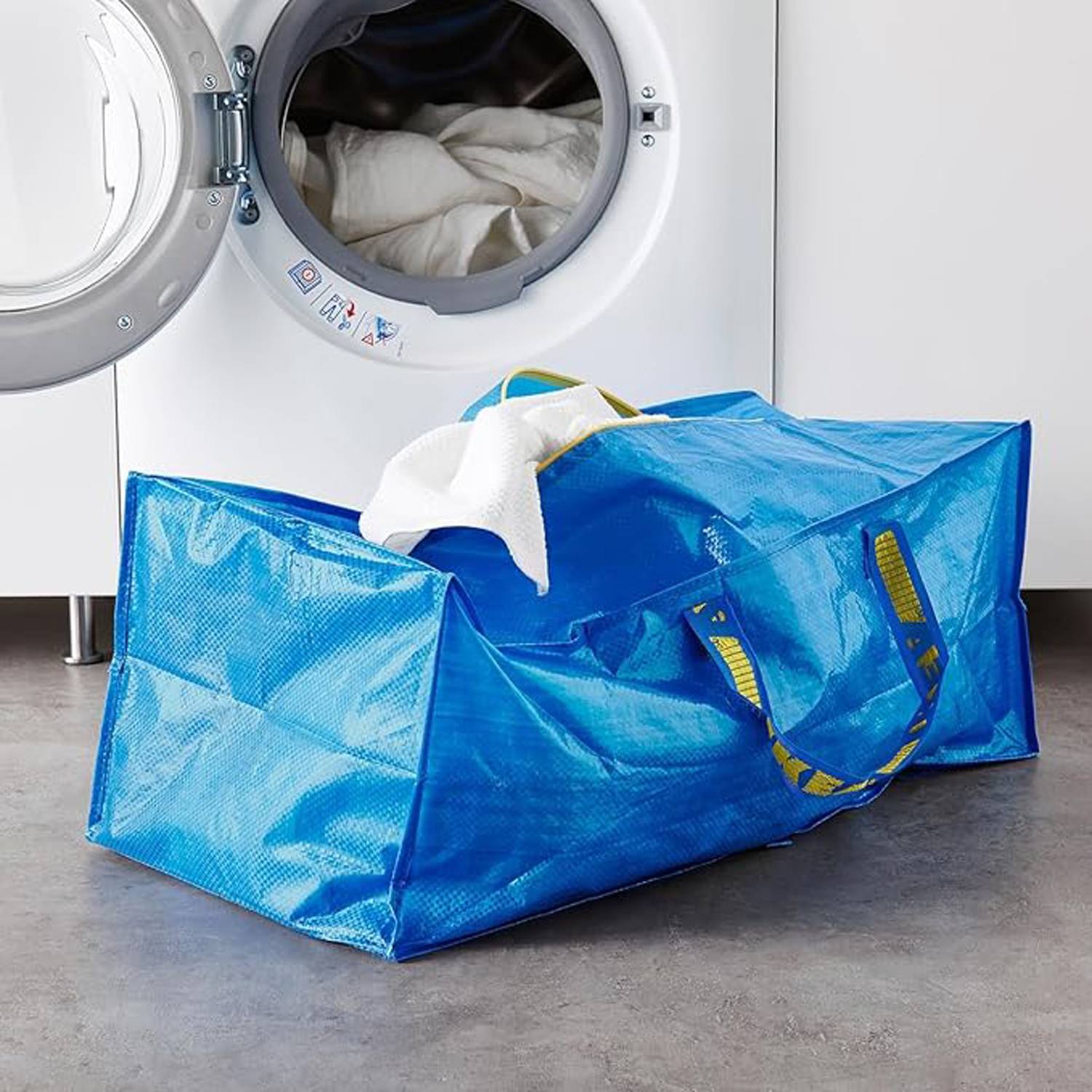 76L Durable PP Woven Zippered Storage Bag for Household 4