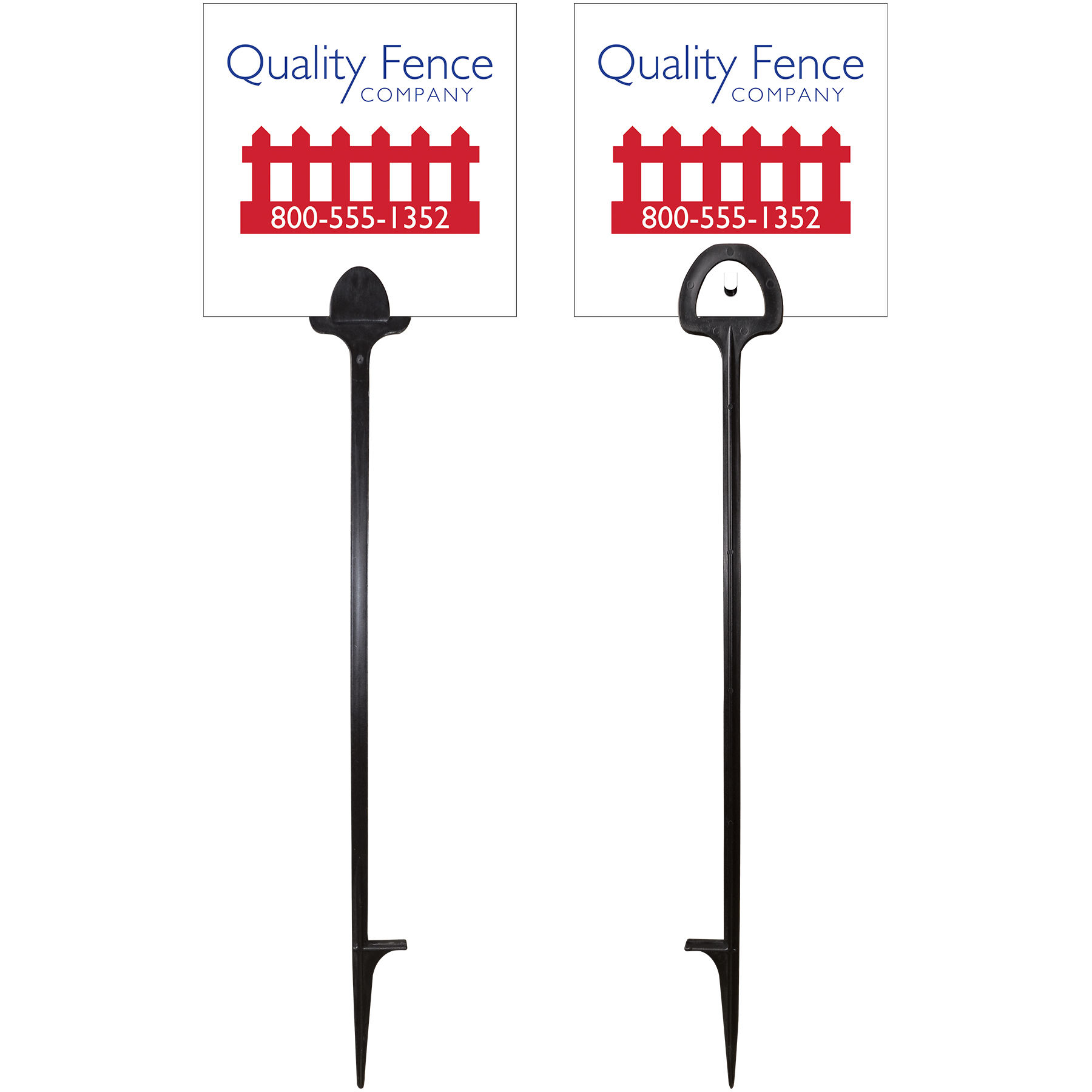 6" x 6" Value Marking Signs - Two Color, Front & Back 4