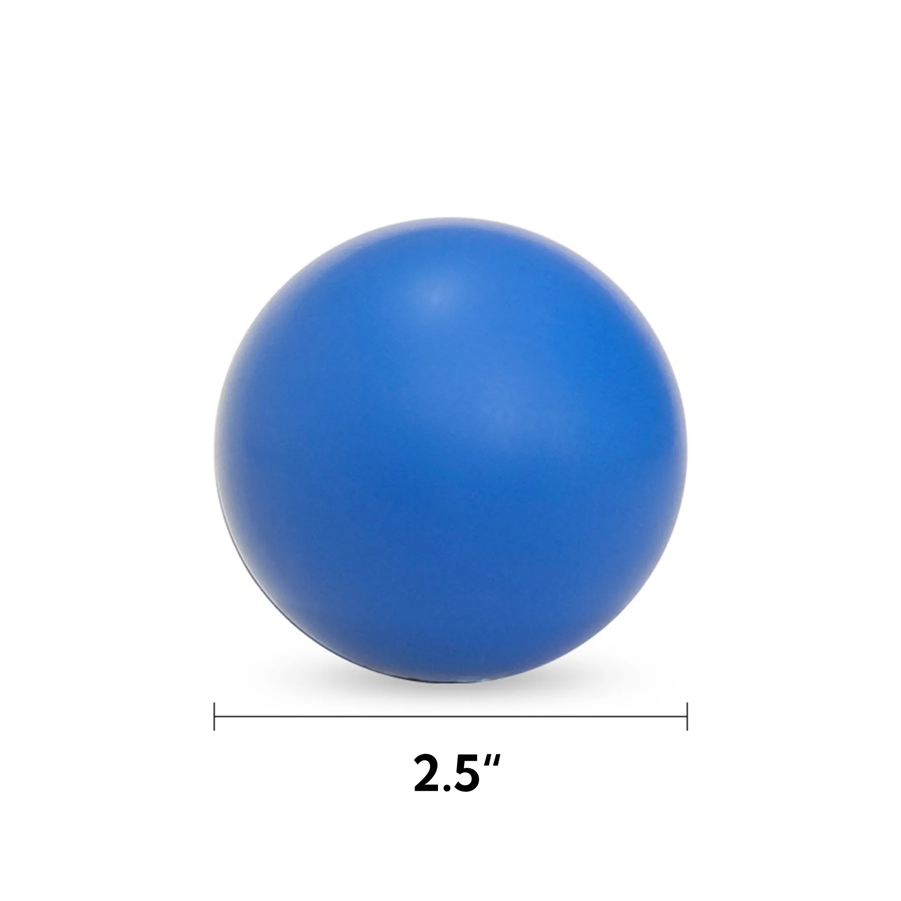 2.5inches PU Foam Squeeze Round Stress Ball 1