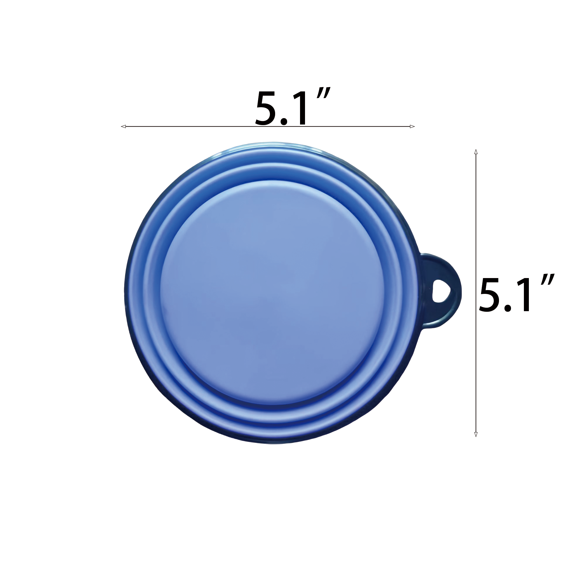 Folding Dog Bowls with Carabiner 3