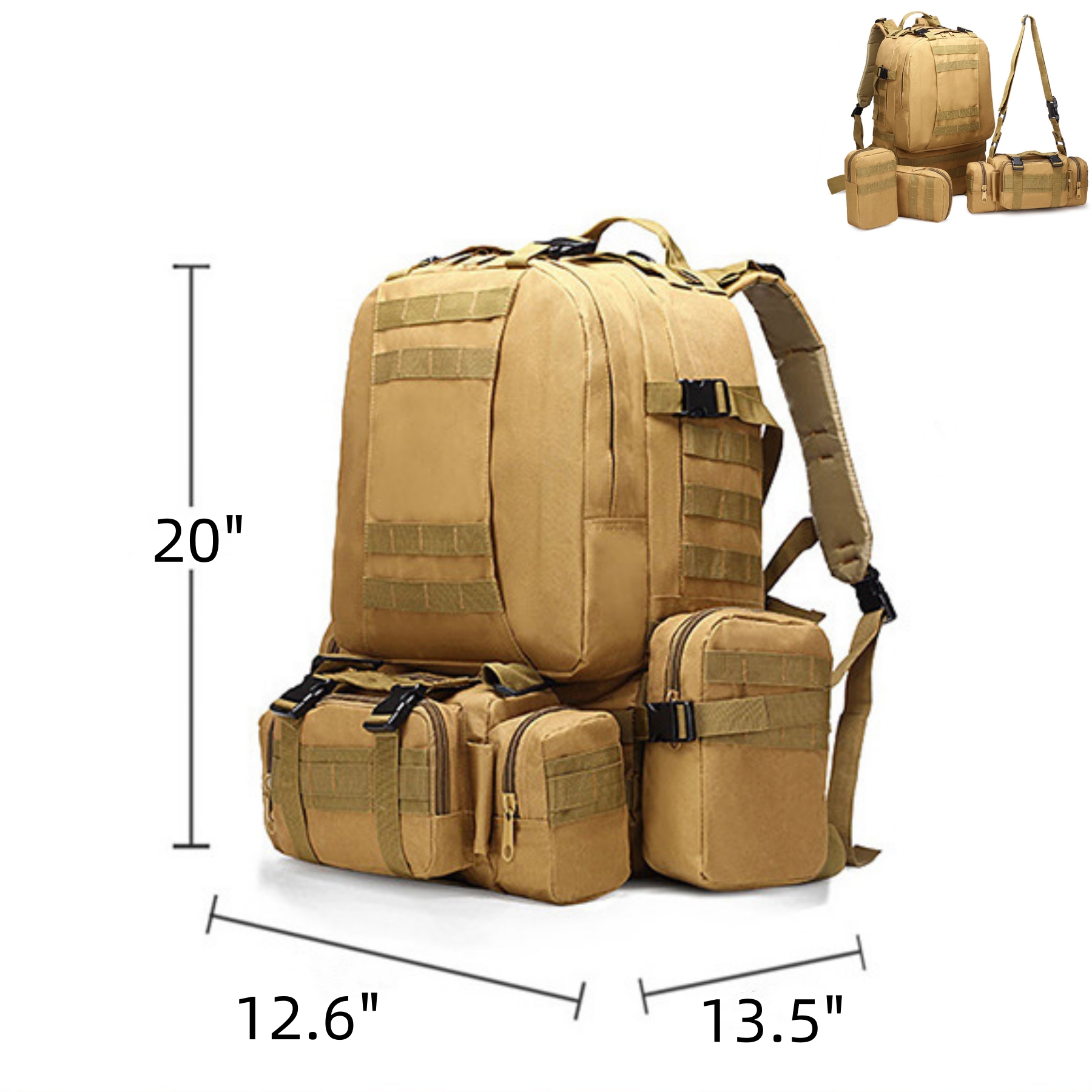 Outdoor Tactical Army Backpack 2