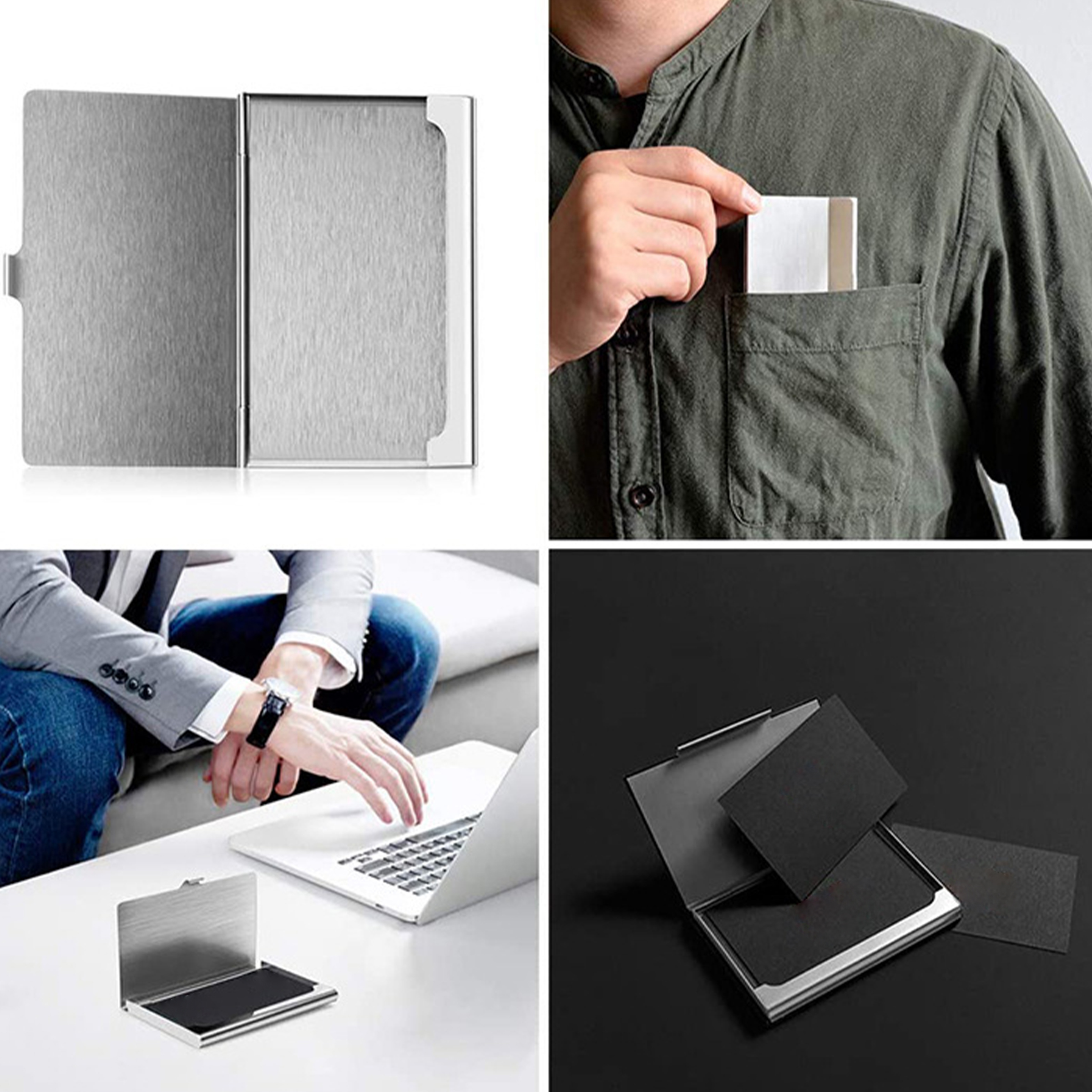 Stainless Steel Business Card Box 1