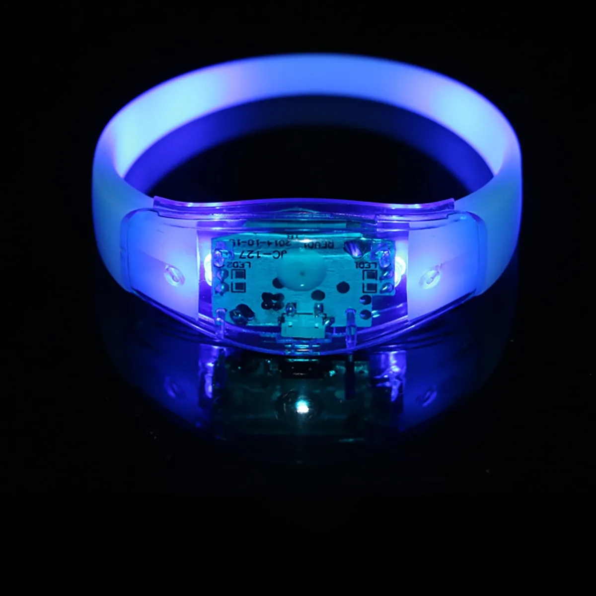 Promotional Sound Activated Bracelets Bangle LED Wristbands 9