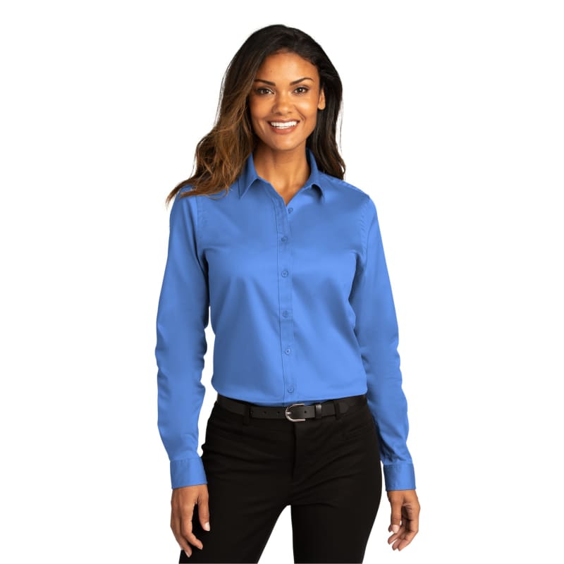 Port Authority Ladies Long Sleeve SuperPro React Twill Shirt. 30