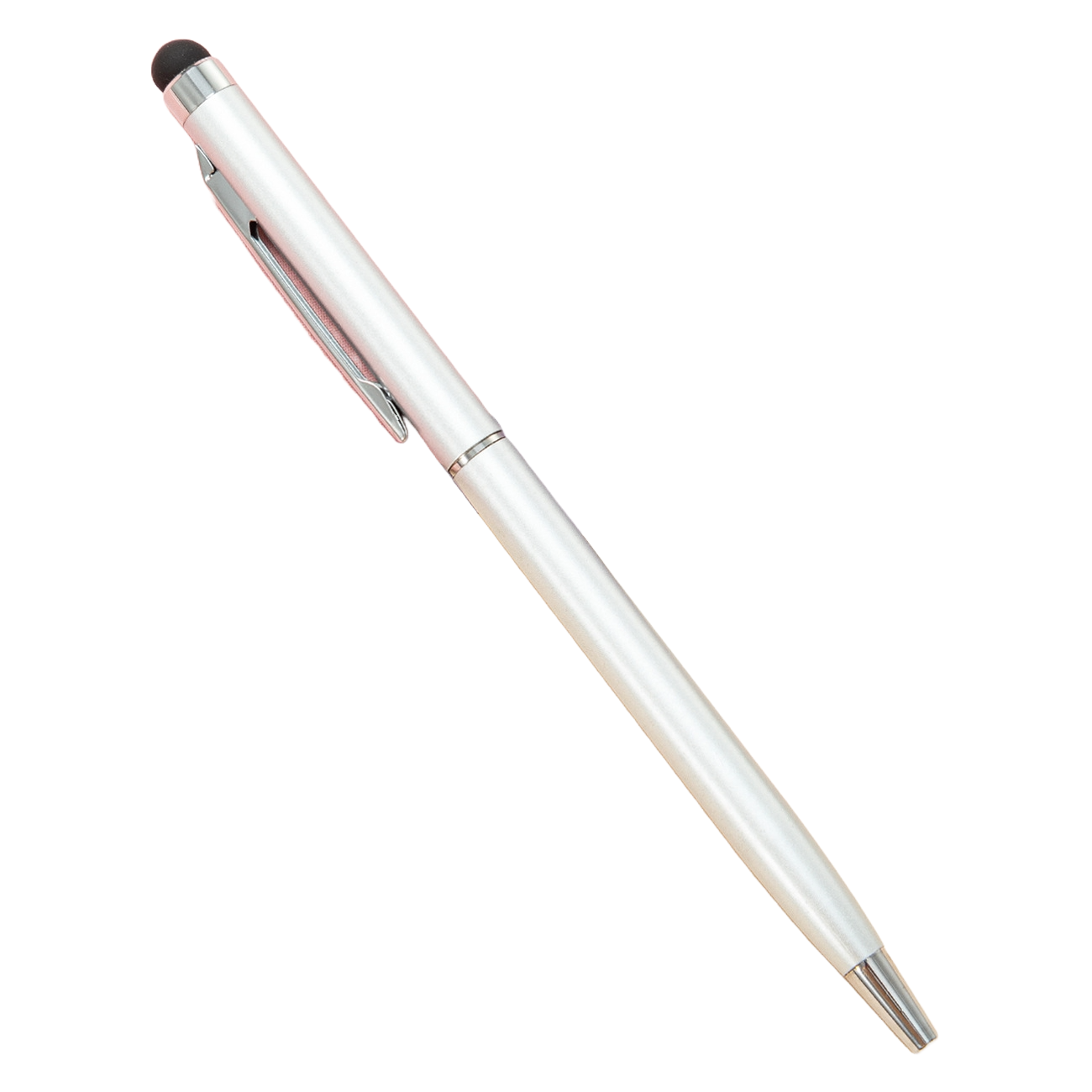 Twist Action Metal Ballpoint Pen W/ Stylus 16
