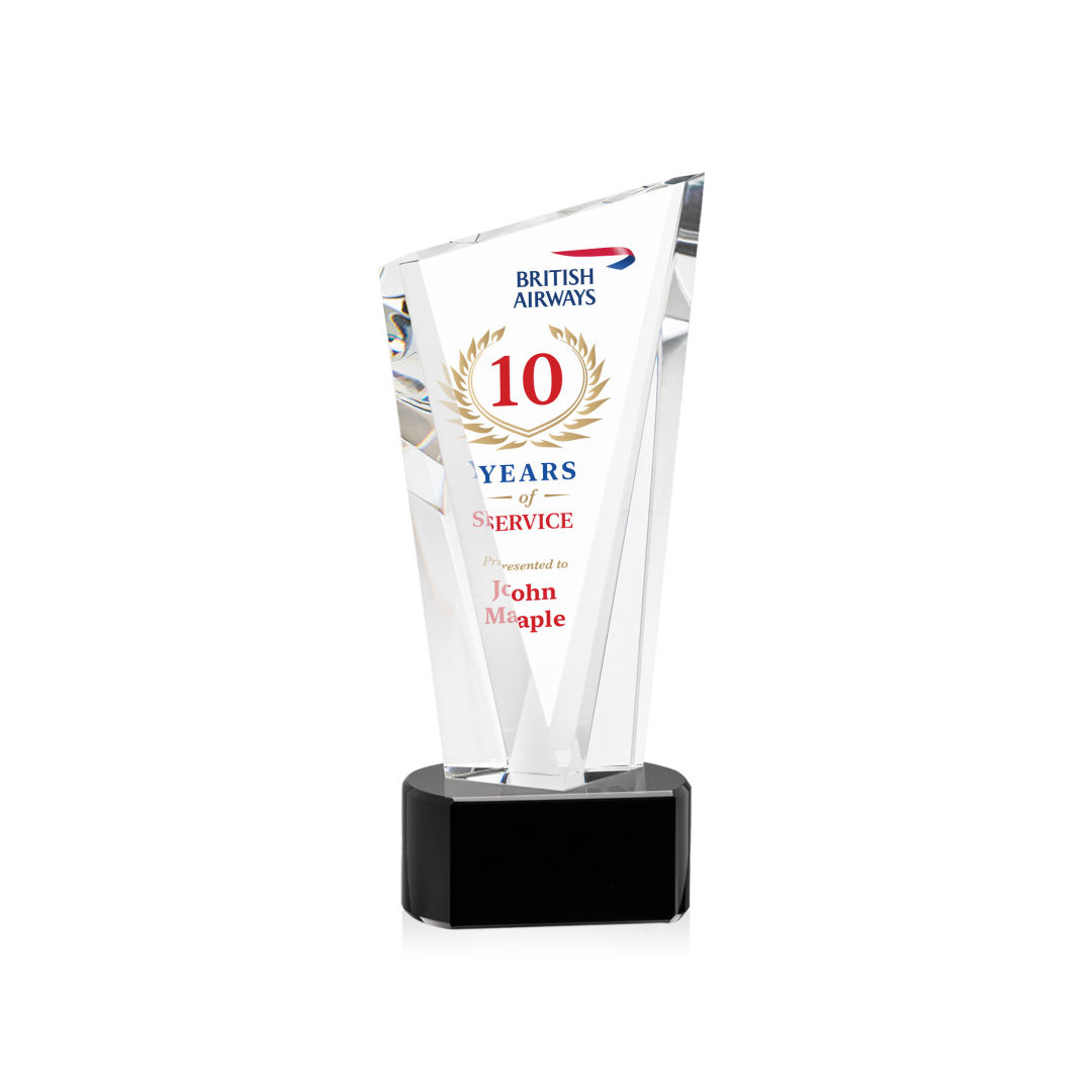 Plymouth VividPrint™ Award on Paragon Base - Black 2