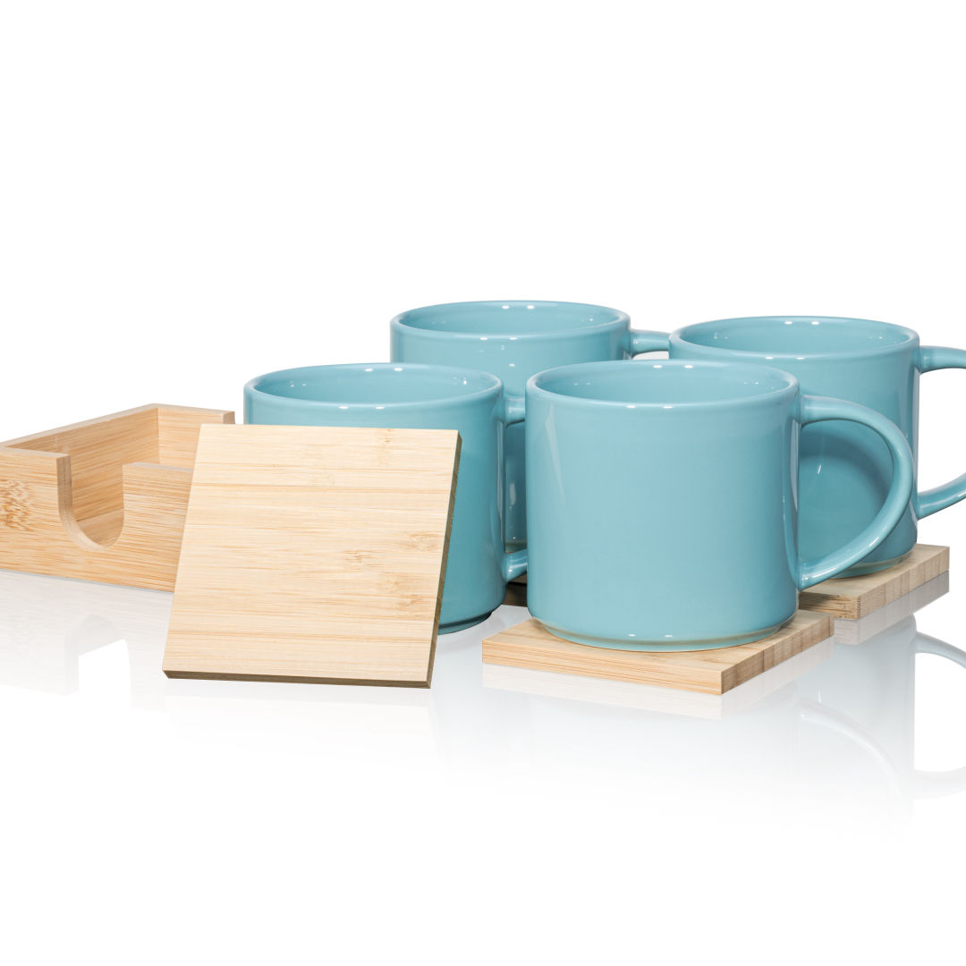 Davies Mug & Coaster Set 8
