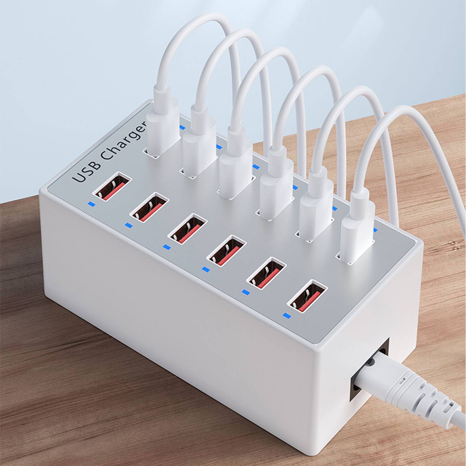 Mobile tablet 60W 12 Port USB Fast Charging Socket 3