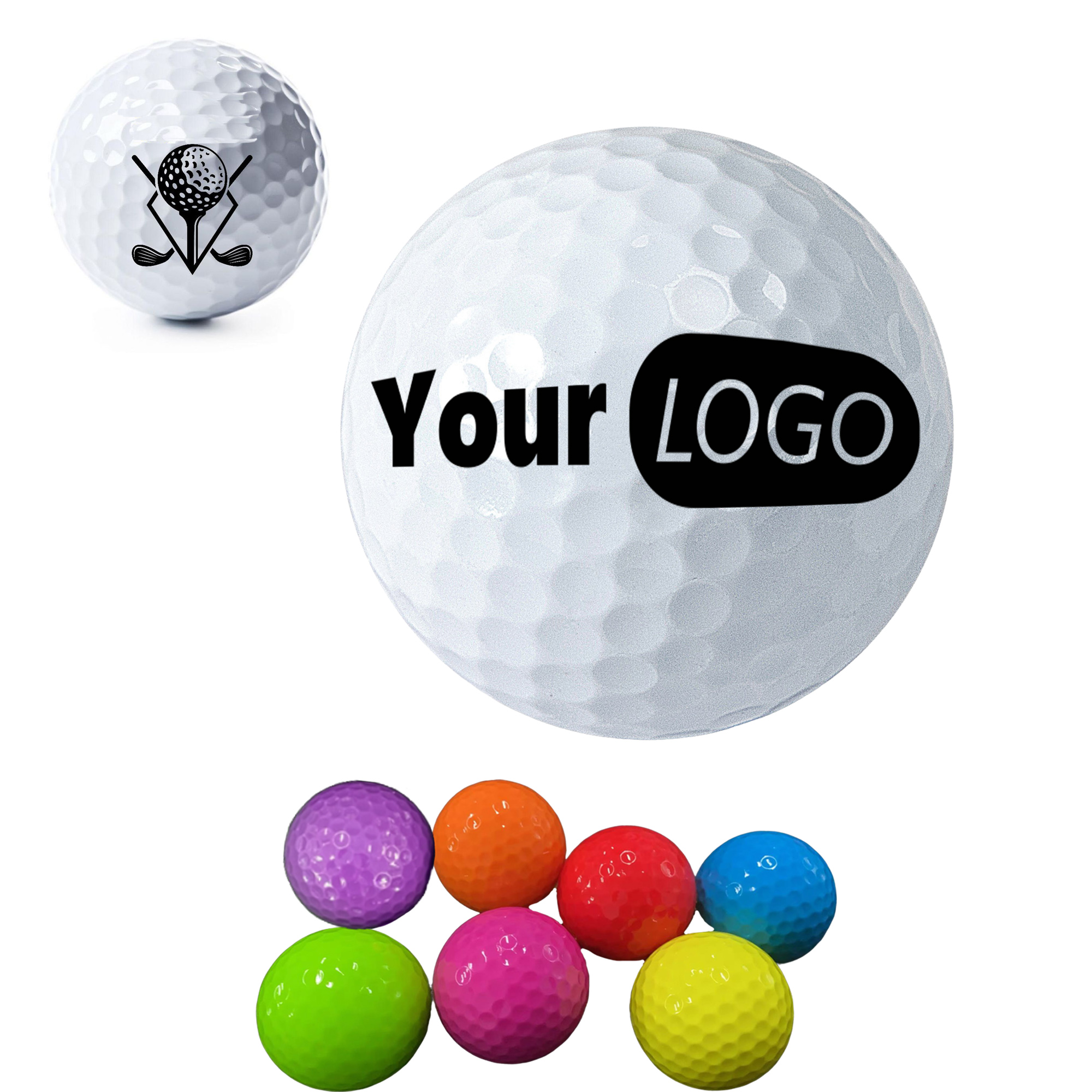MOQ 10 Professional Color Golf Ball 7