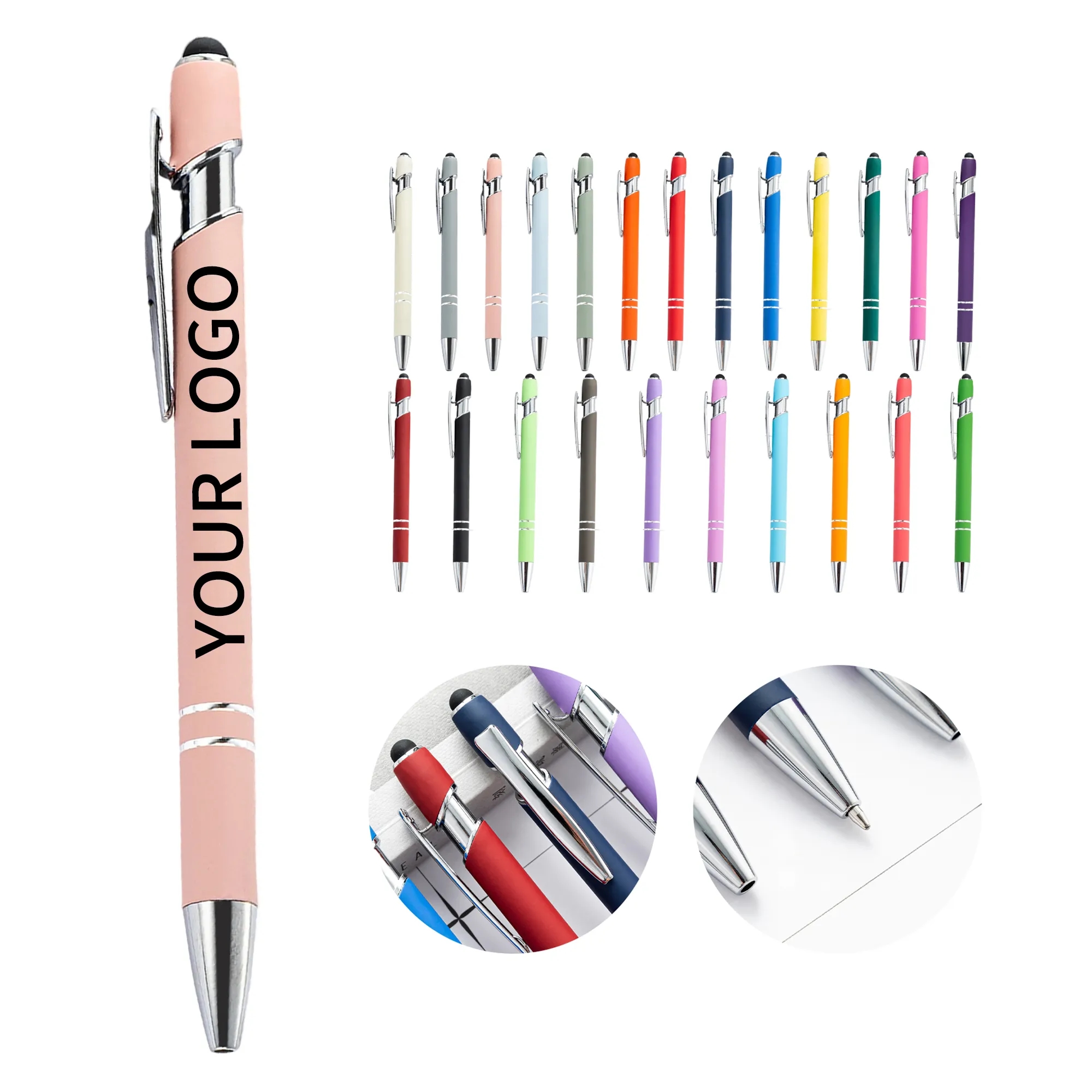 Durable Aluminum Ballpoint Stylus Pen 35