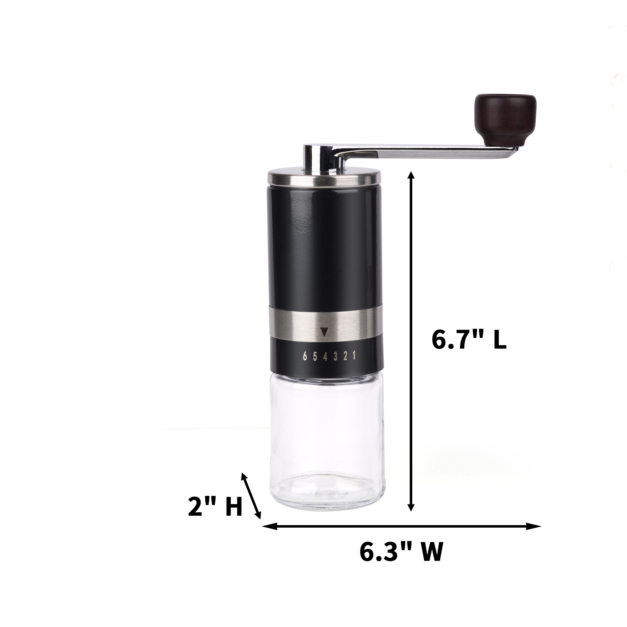 Manual Coffee Burr Grinder With Adjustable Setting 7