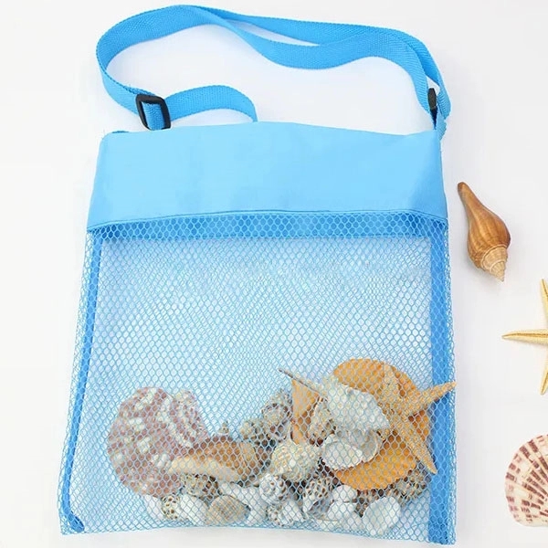 Children Kids Seashell Collecting Beach Mesh Bag 6