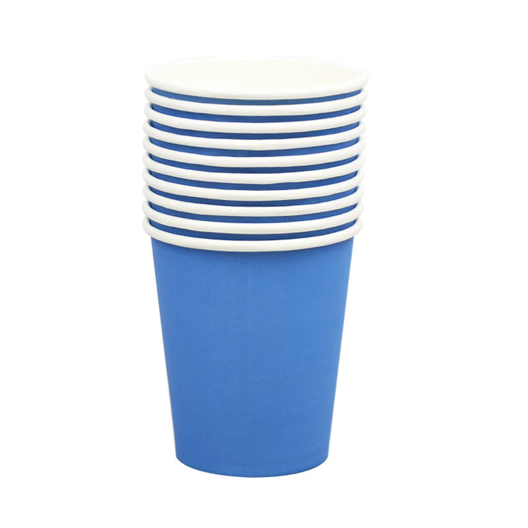 8oz ColoRed Plain Paper Cup 1