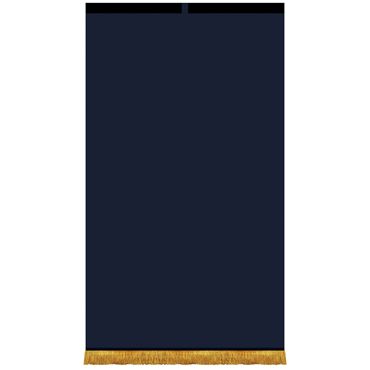 36" x 60" Premium Gonfalon Straight Cut with Fringe 12