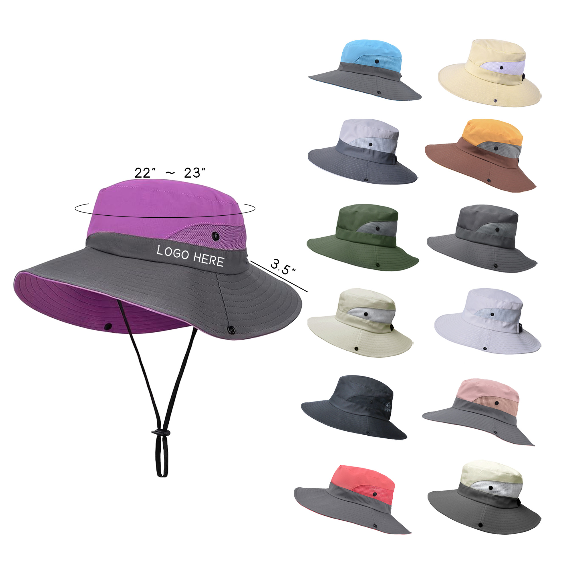 Gardening Ponytail Beach Sun Hat 2