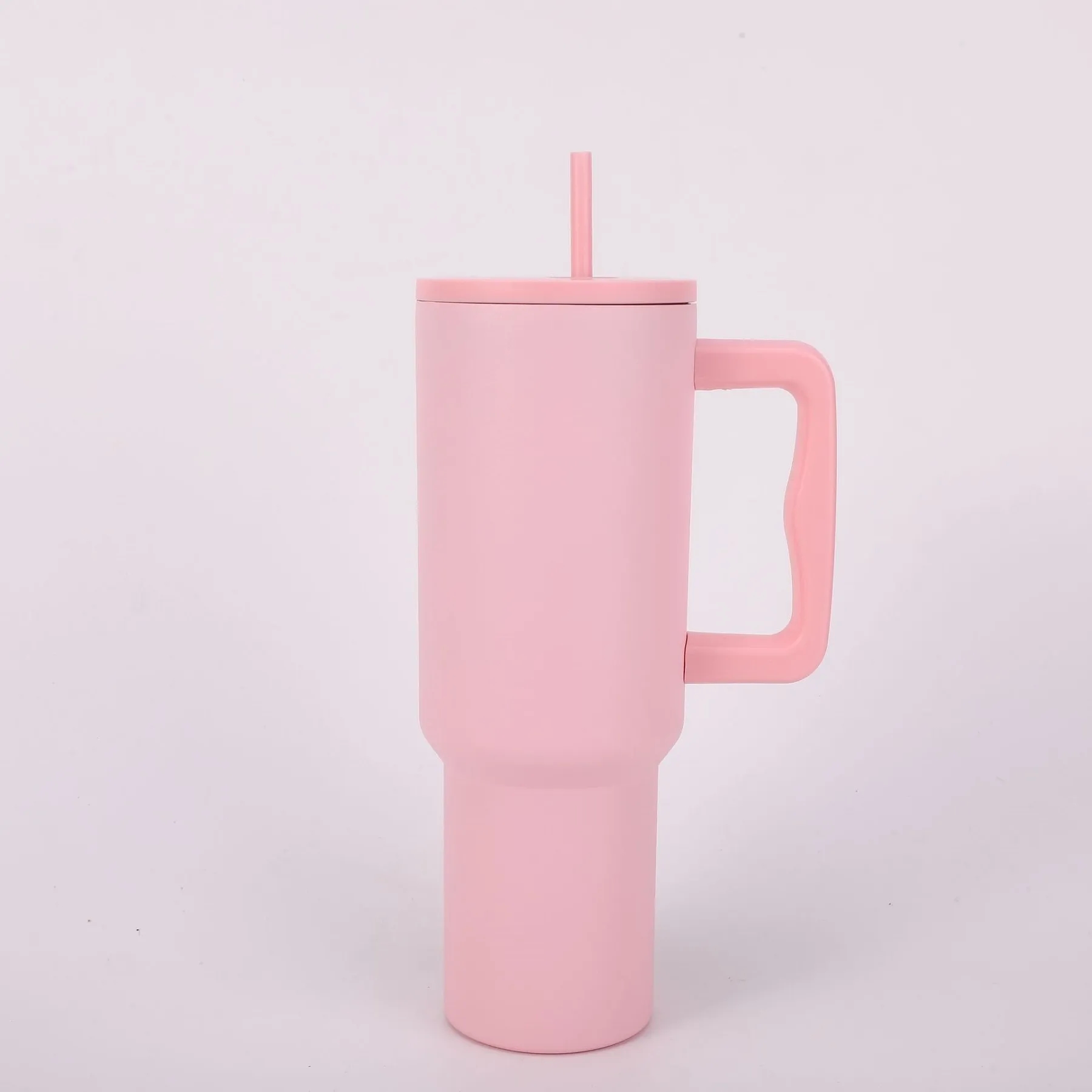 40 oz Tumbler with Handle and Straw Lid 3