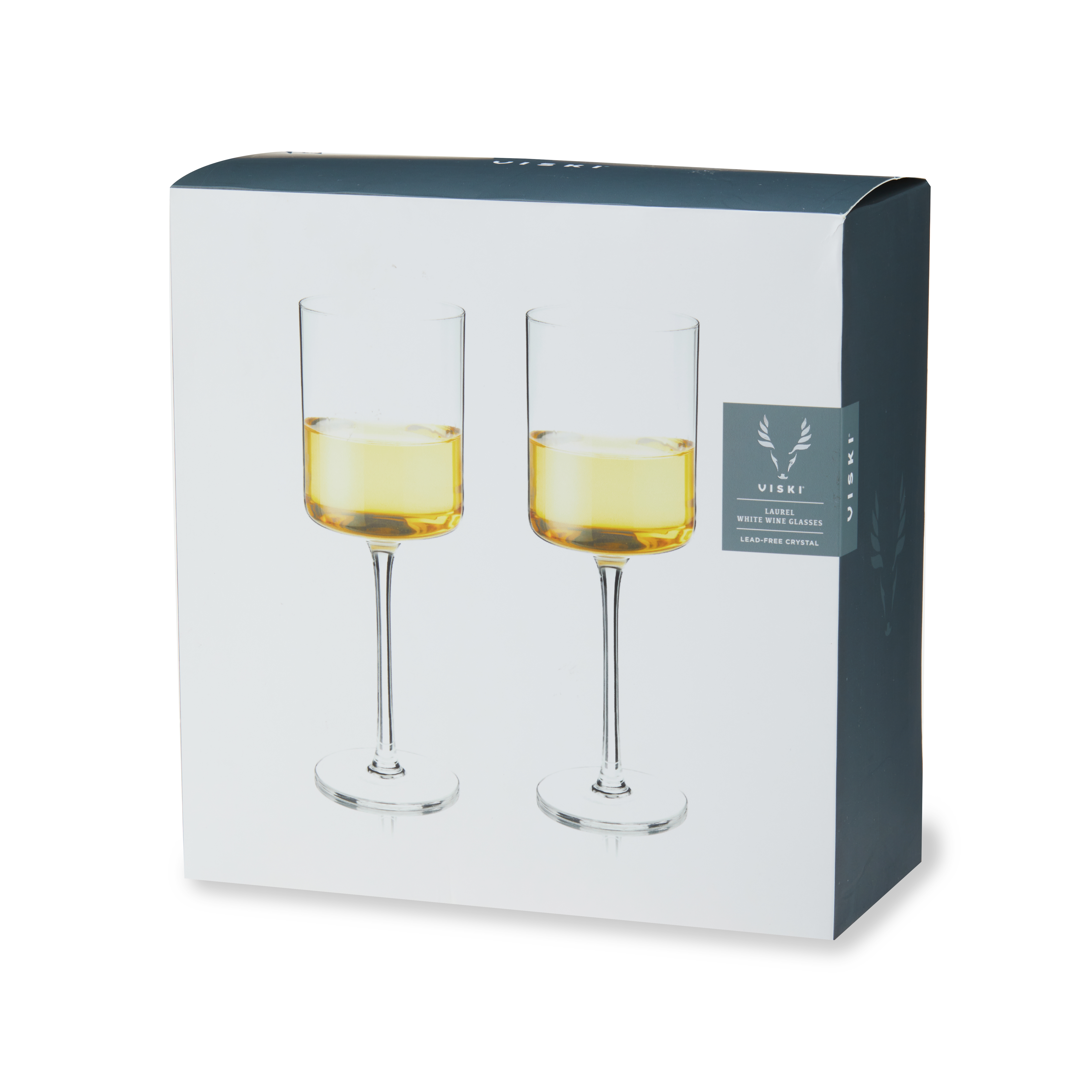 Viski® Laurel White Wine Glass, set of 2 8