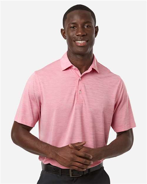 Men's Bohemian Striped Heather Performance Polo - 162 28