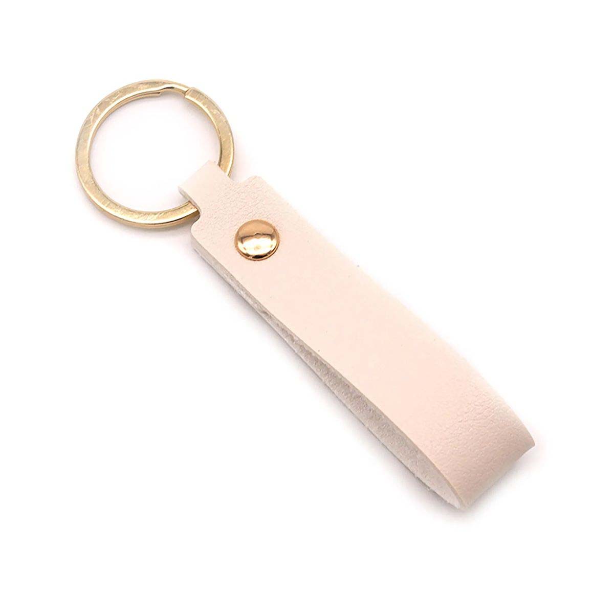 Leather Keychain for Car Home and Office Keys 10