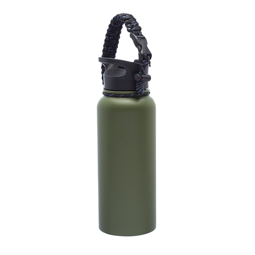 34 oz. Vulcan Stainless Steel Water Bottles with Strap, custom water bottle with logo imprint 2