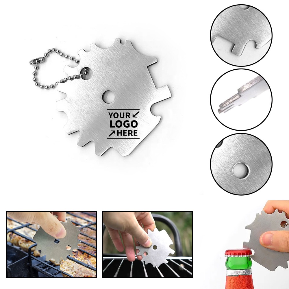 Stainless Steel BBQ Grill Scraper 2