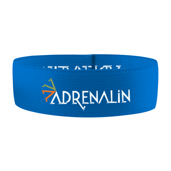 3/4" wide x 7" long Dye-Sublimated Stretchy Elastic Bracelet 4