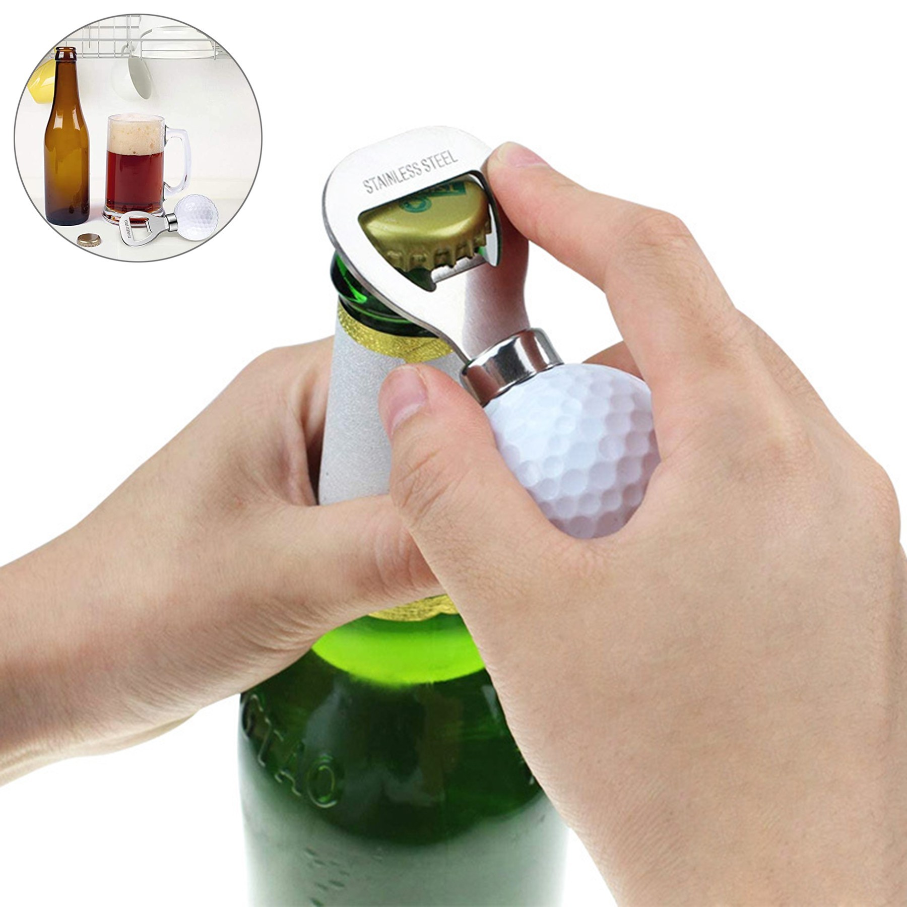 Golf Ball Bottle Opener 12