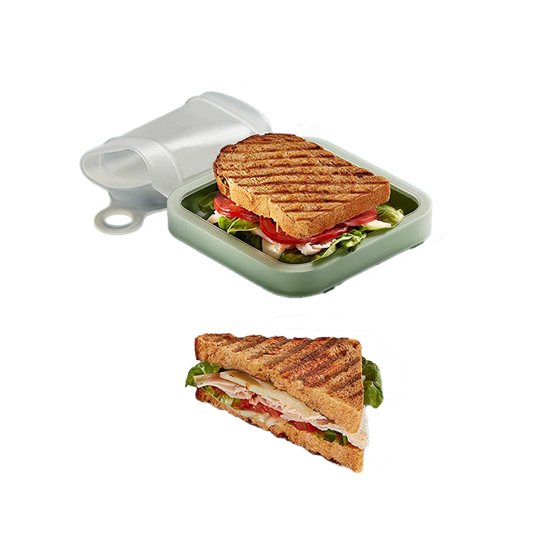 Portable Sandwich Silicone Lunch Box 2