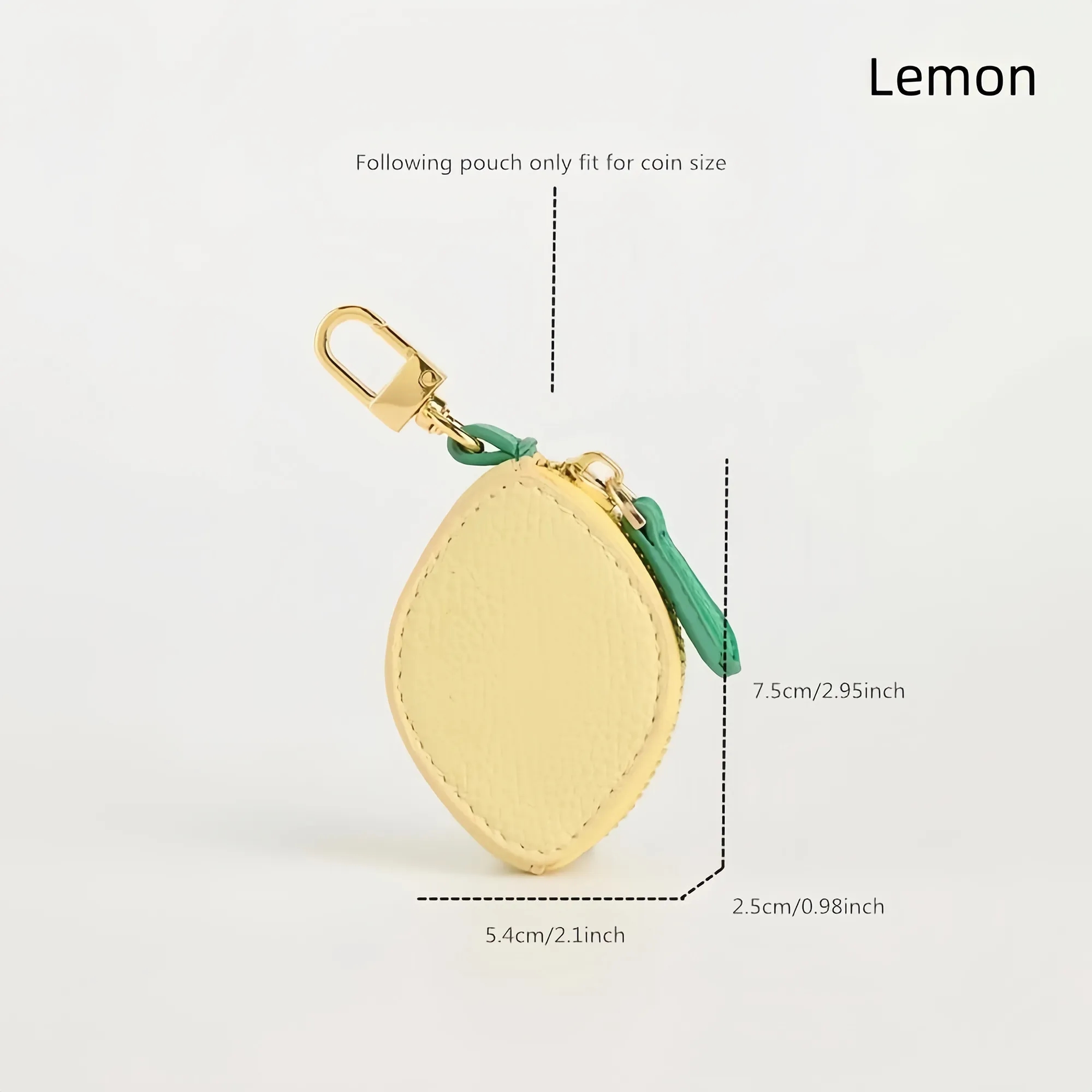 Fruit Shaped Coin Pouch, Mini Wallet Keychain Jewelry Holder 3