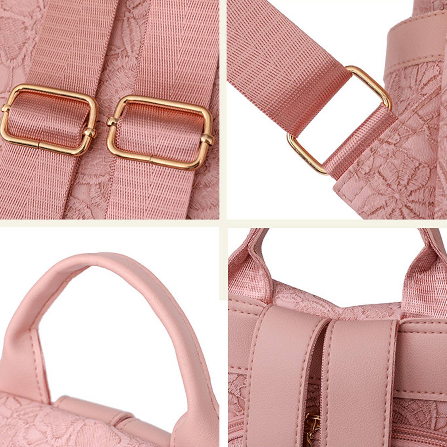 PU Leather Leisure Retro Outdoor Travel Backpack 2