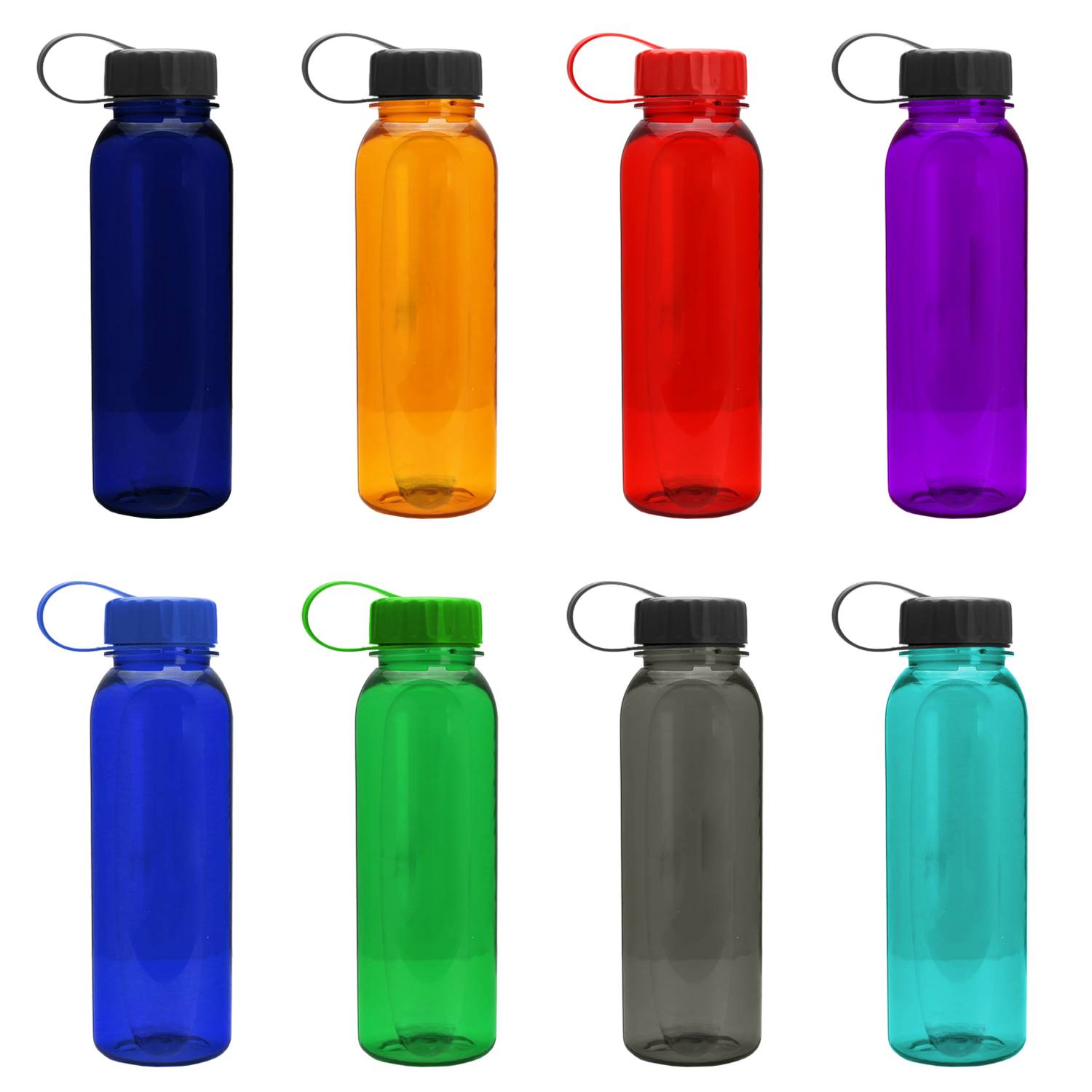 Tritan Sports Bottle with Tethered Lid, 24oz. 9