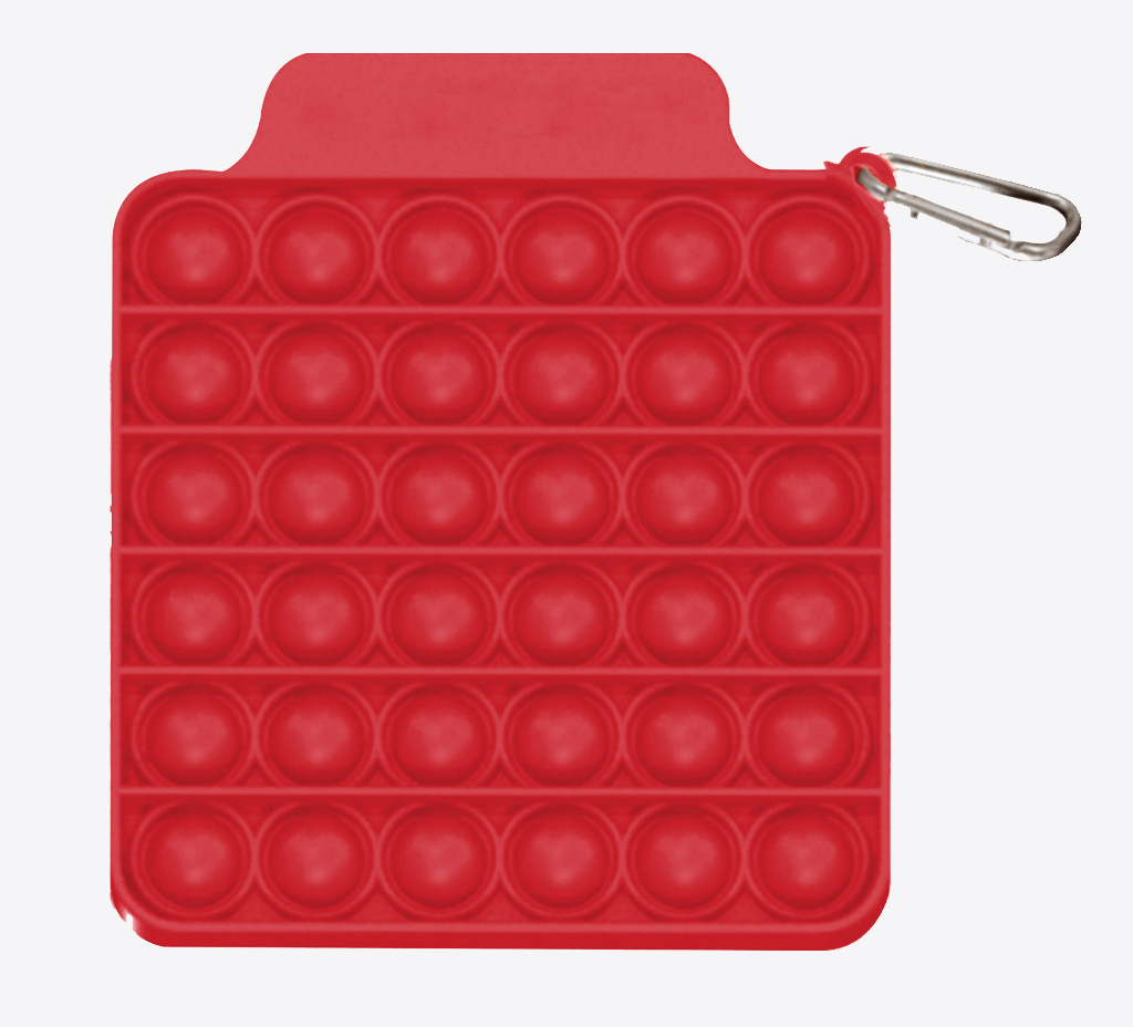 Pop It Fidget Toy - Square w/ Carabiner 23