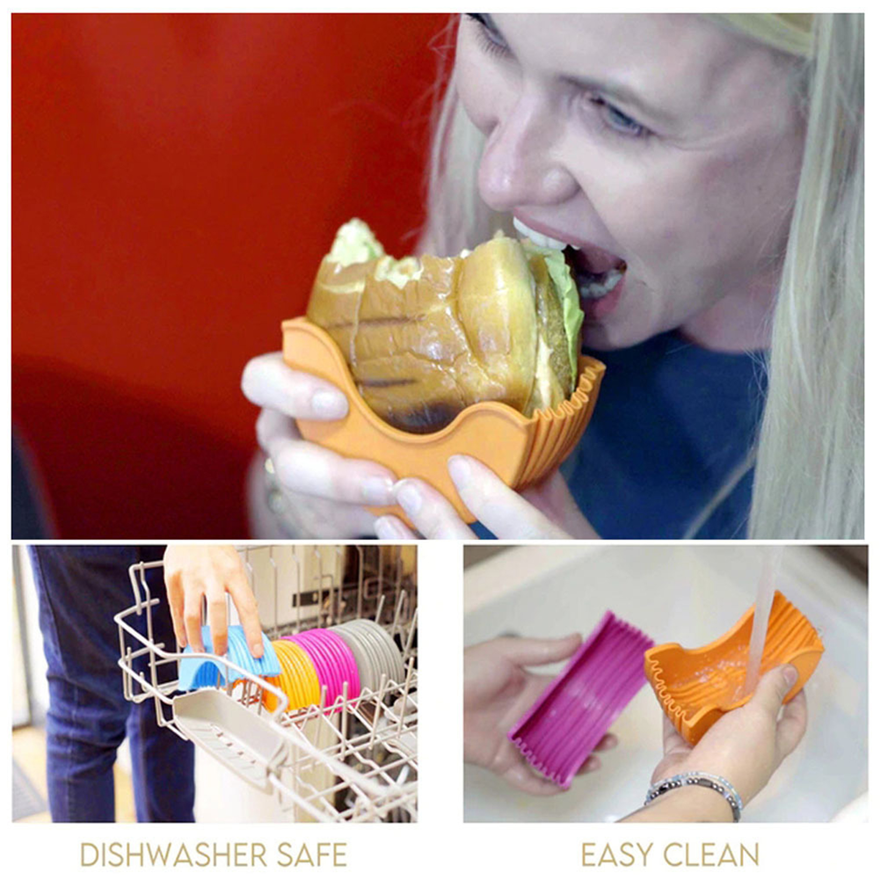 Silicone Burger Holder 2