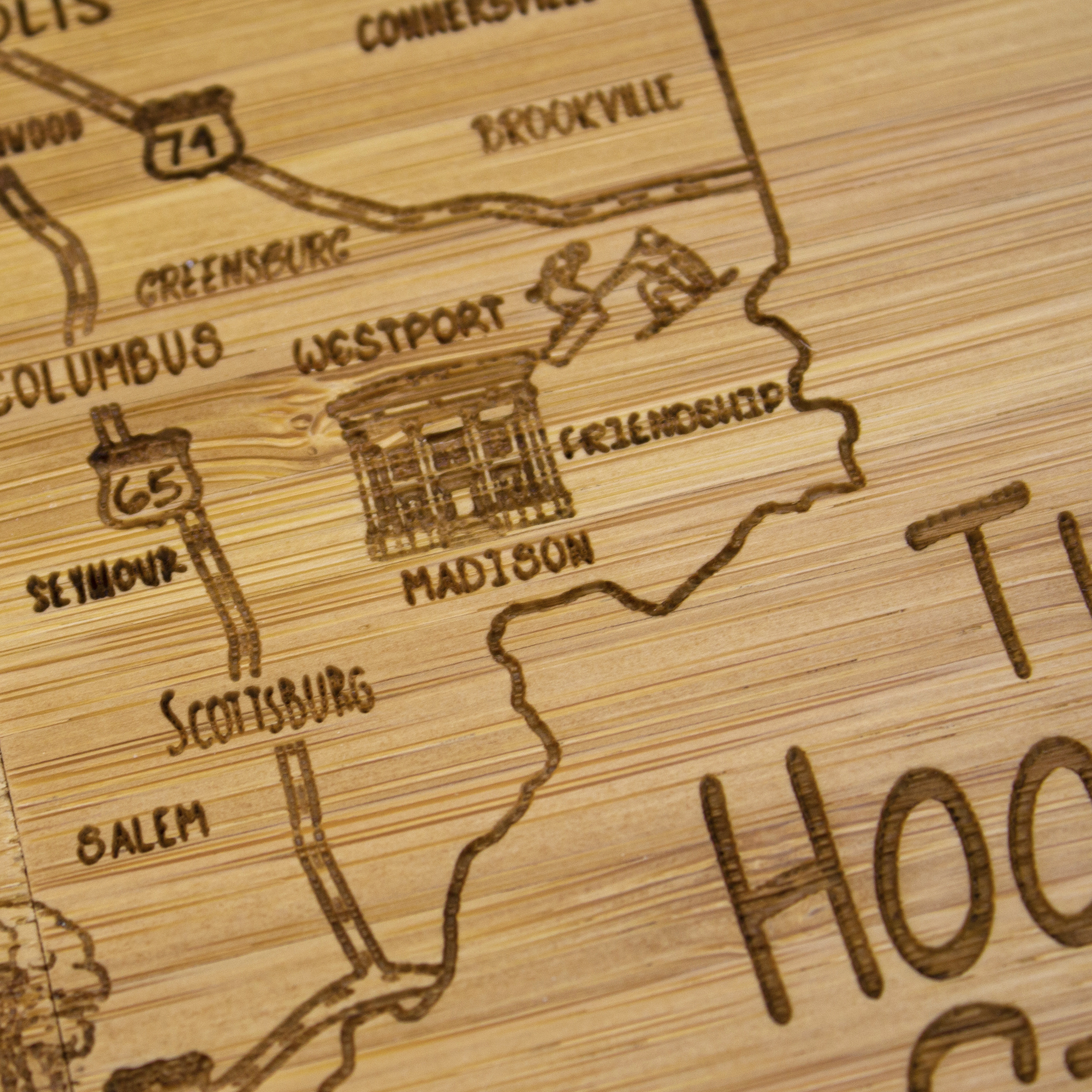 Indiana Puzzle Coaster Set 3