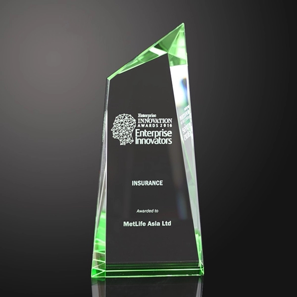 Glass Polygon Obelisk Award 2