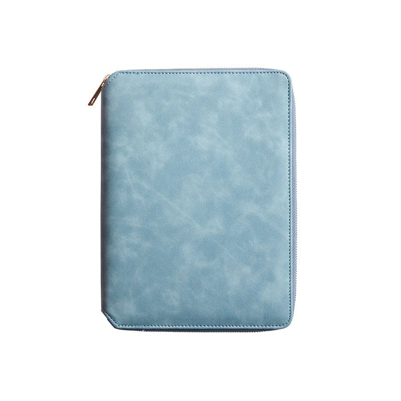 Pu Zipper Bag Loose-leaf Notebook 1