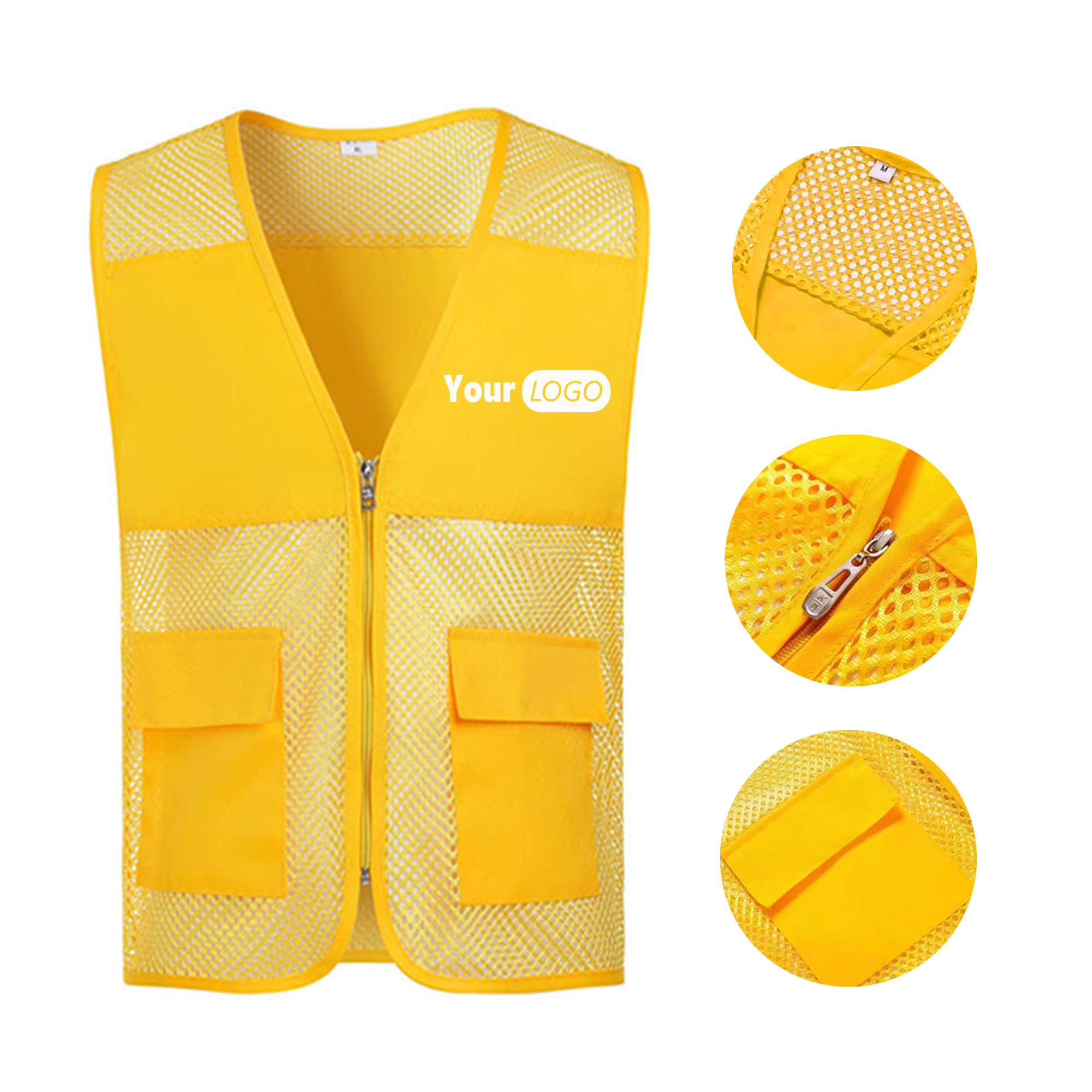 High Visibility Reflective Mesh Vest MOQ20 10