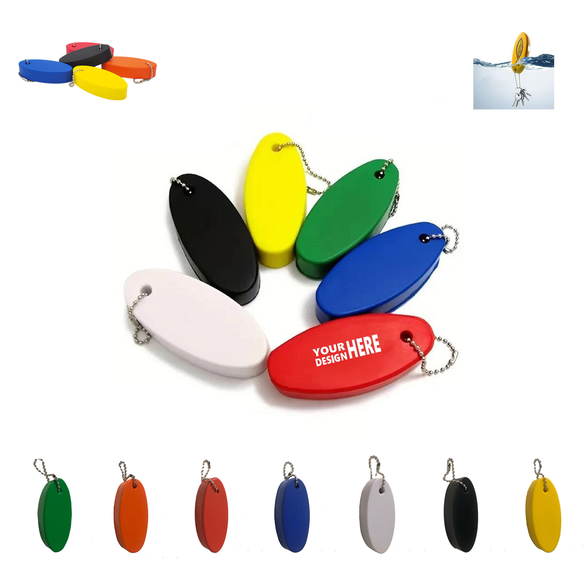 Floating Foam Keychain 1