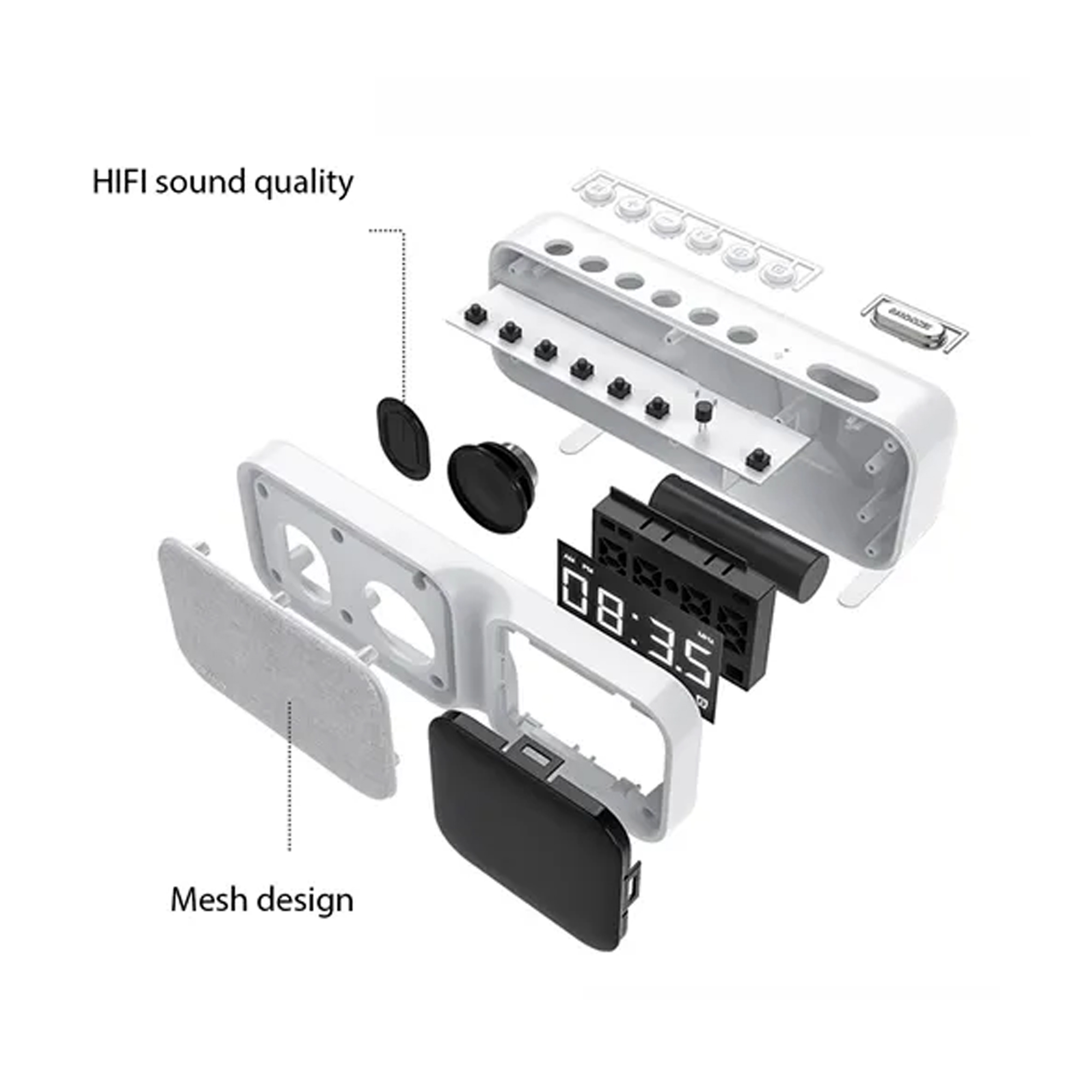 Gentle Sleep Sound Alarm Clock with Adjustable Volume 3