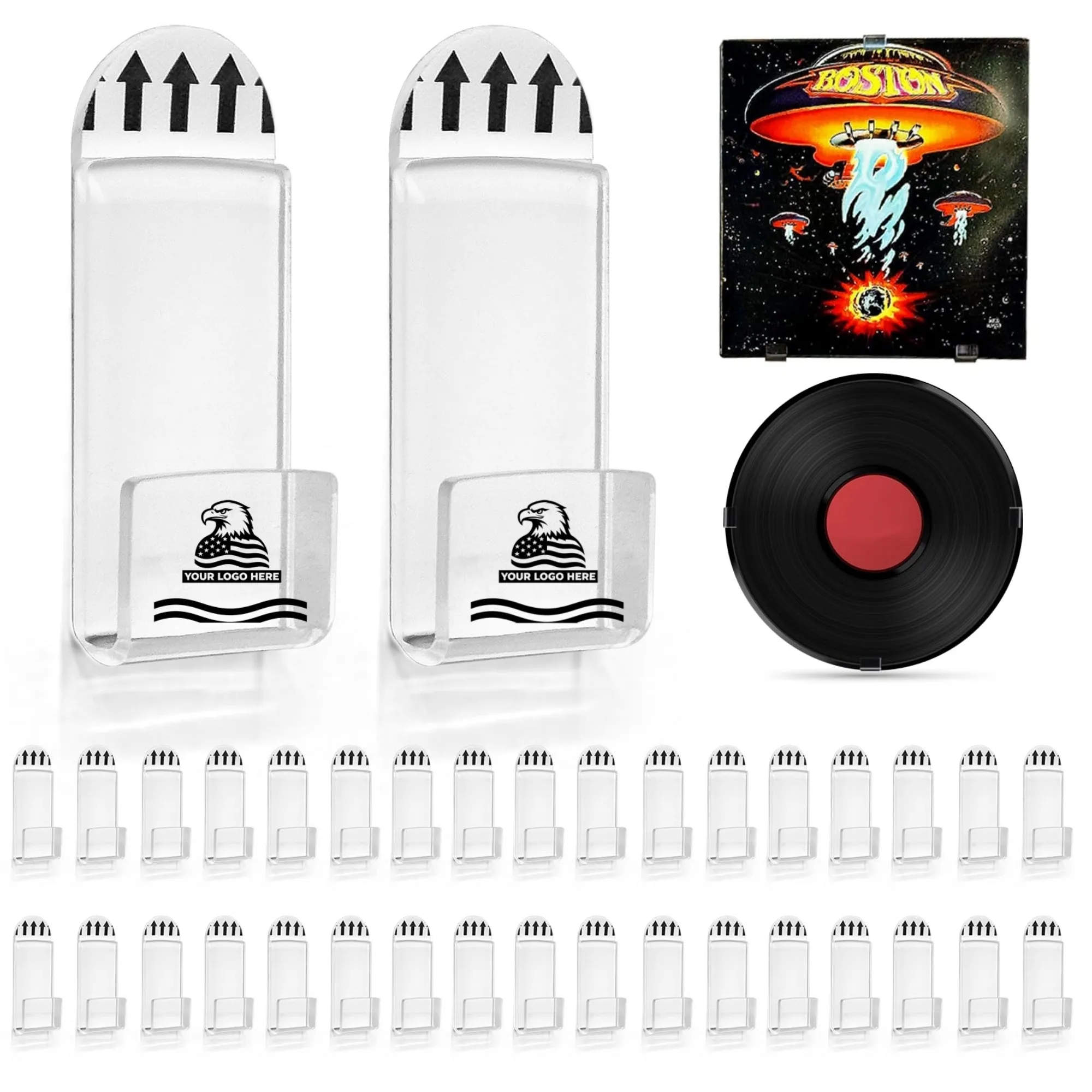 Acrylic Vinyl Record Wall Mount Display Holder 4