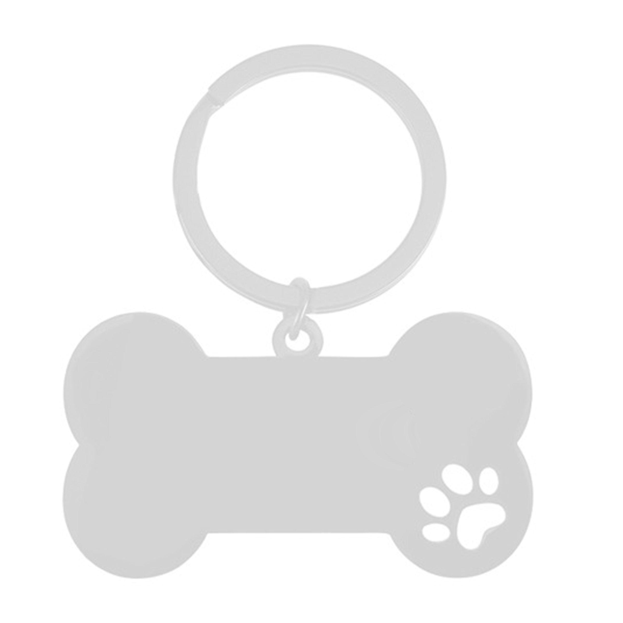 Stainless Steel Double-Sided Keychain 12