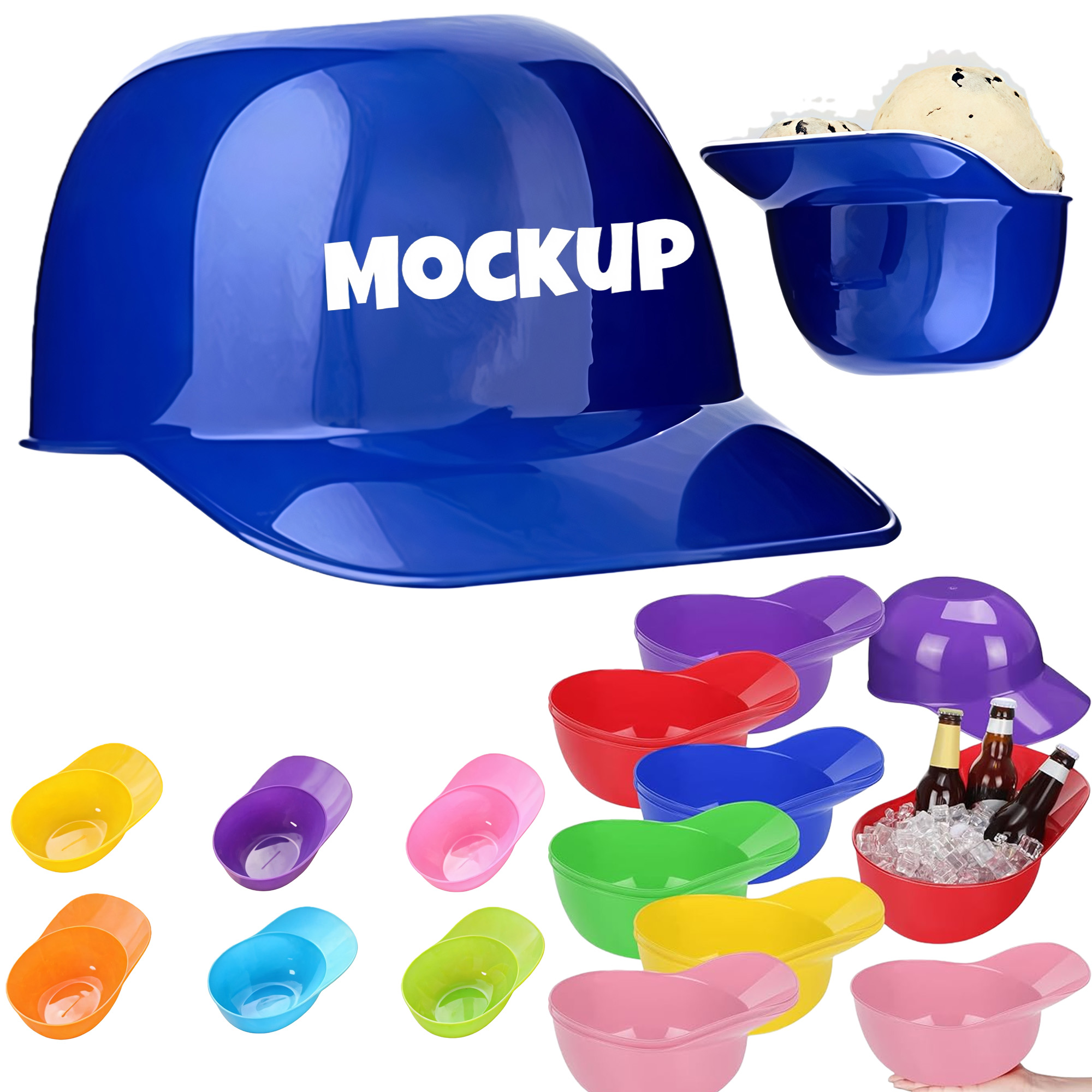Baseball Helmet Ice Cream Bowl 2