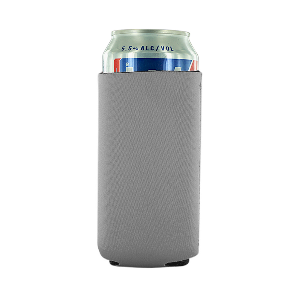 Tall Collapsible Neoprene Can Cooler With Pouch 6.29" X 3.54" 2