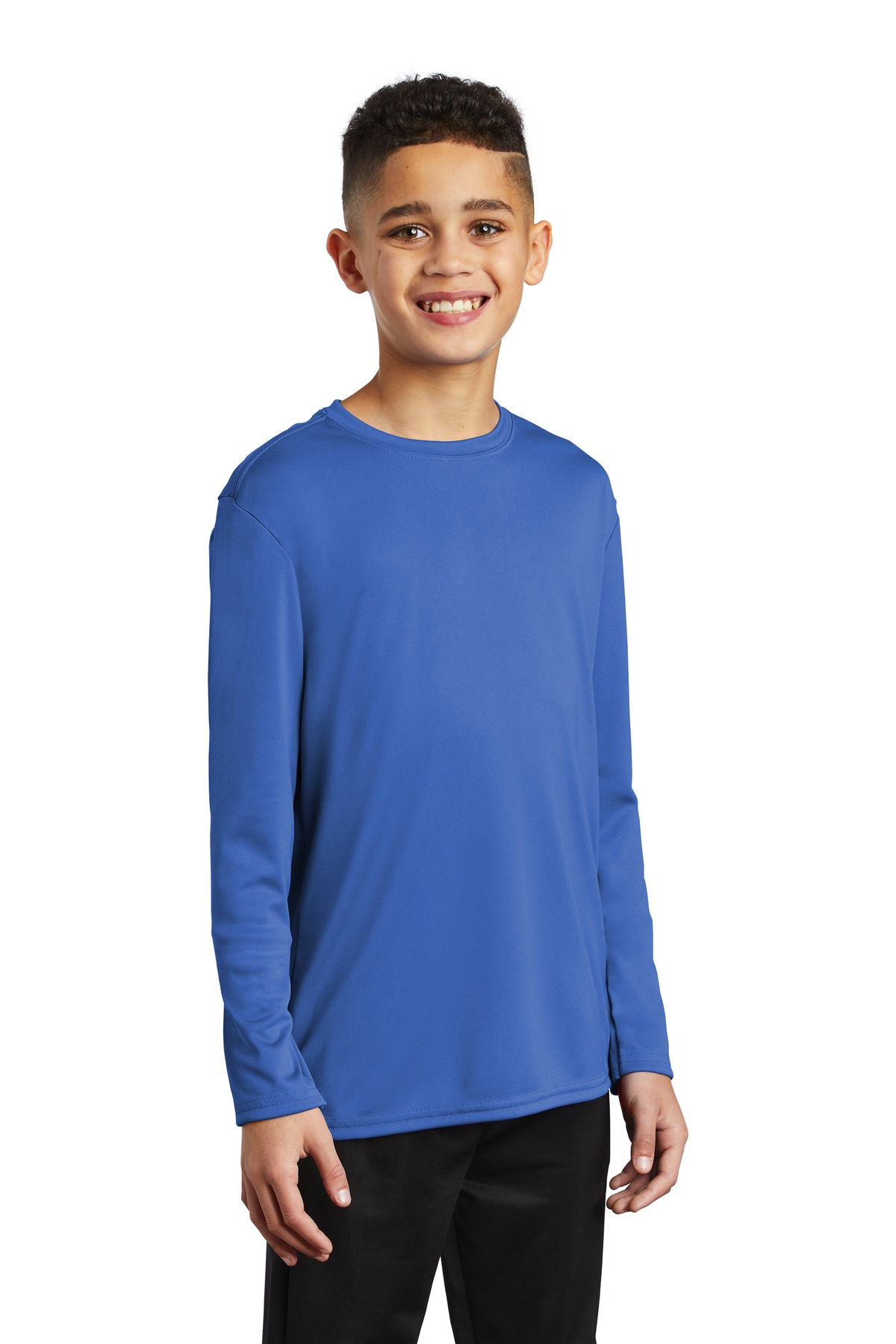 Port & Co Youth Long Sleeve Performance Tee PC380YLS 13