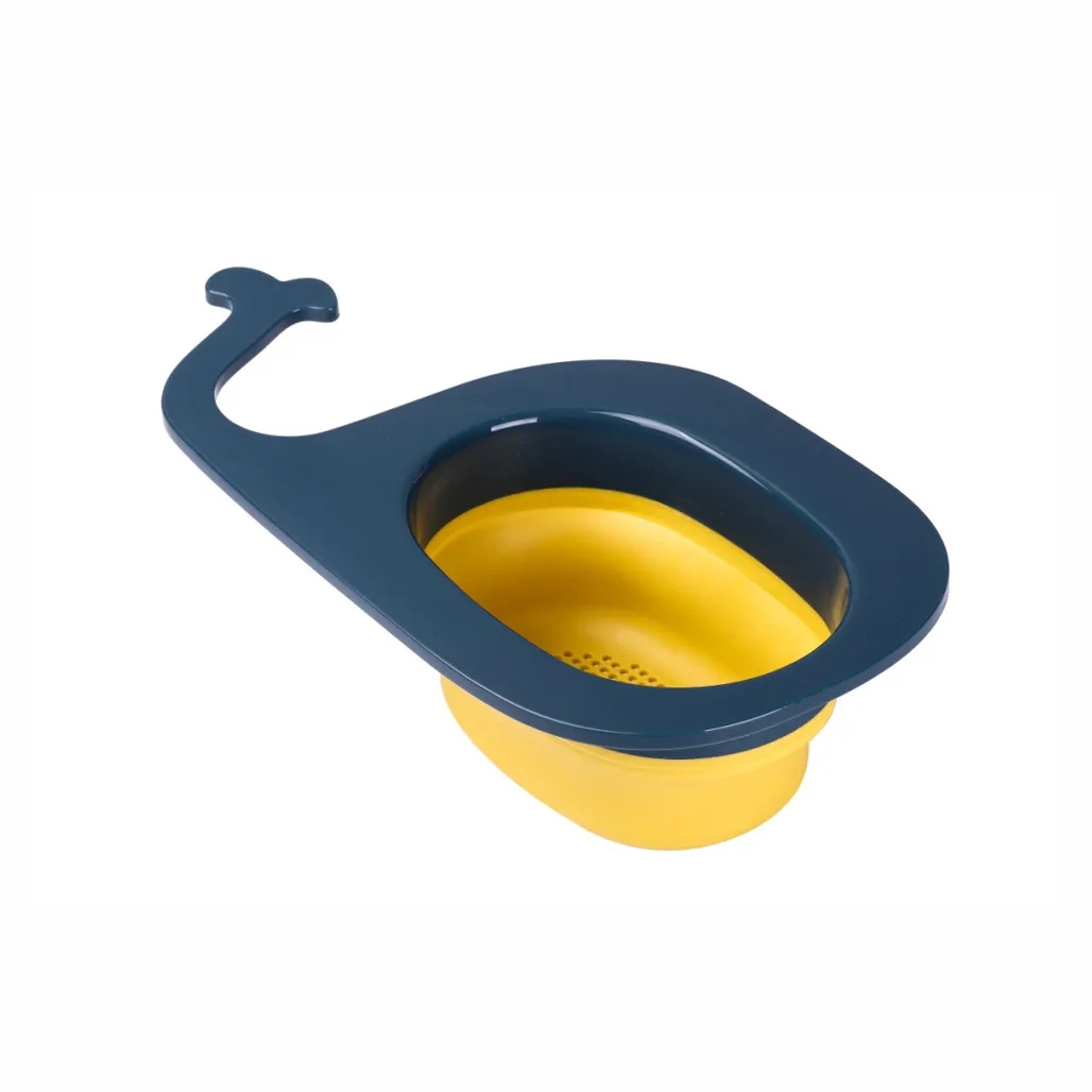 Whale Foldable Drain Basket Food Residue Filter Net 4