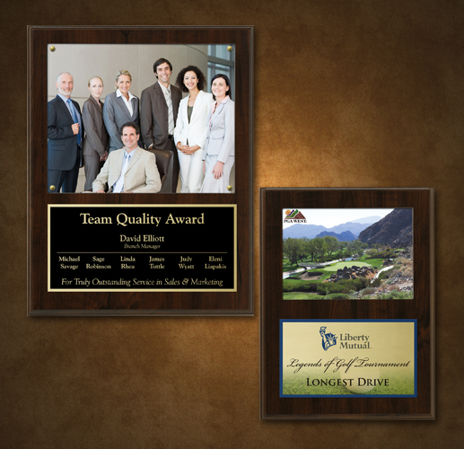 Picture Plaque Walnut Finish 4