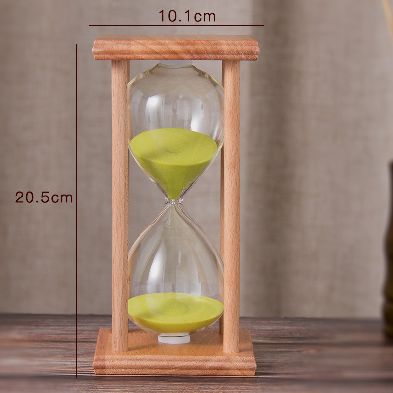 Large Wooden Sandglass Timer Decoration 45 and 60 Minutes 3