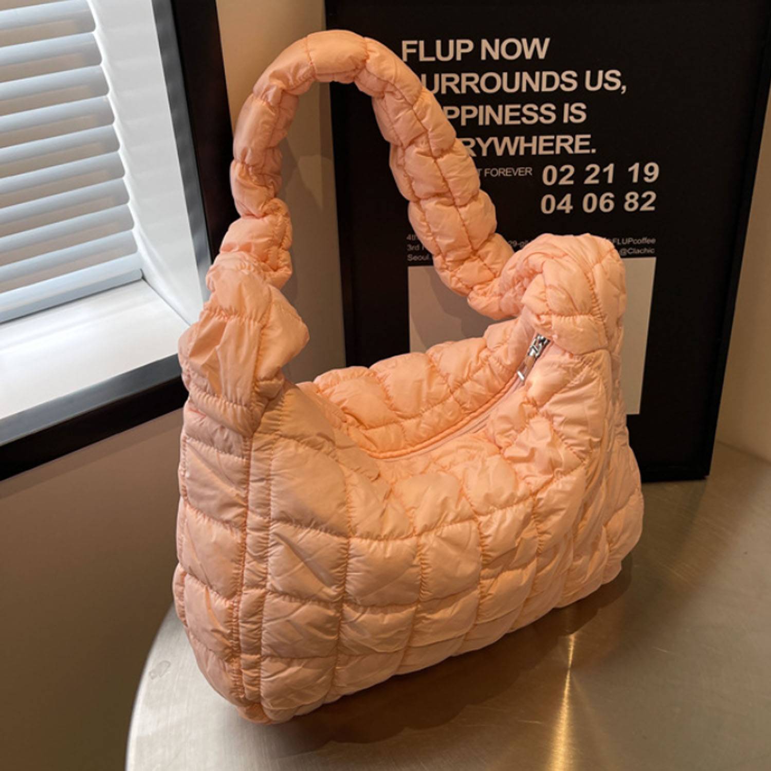 Nylon folded cloud tote bag 6