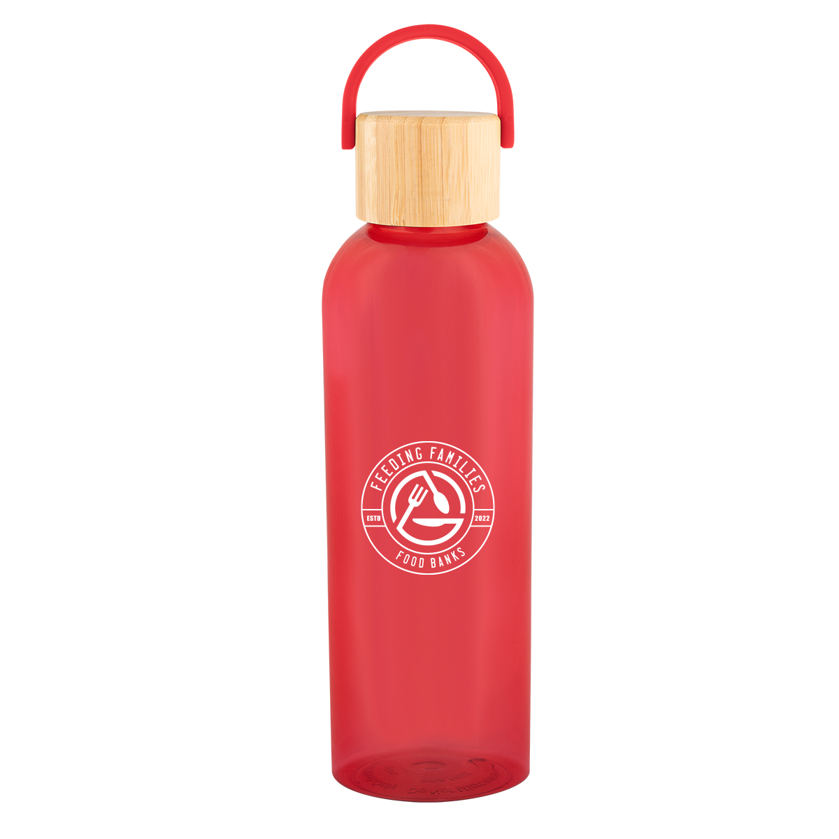 20 Oz. Ally rPET Bottle With Bamboo Lid And Easy Carry Handle 10